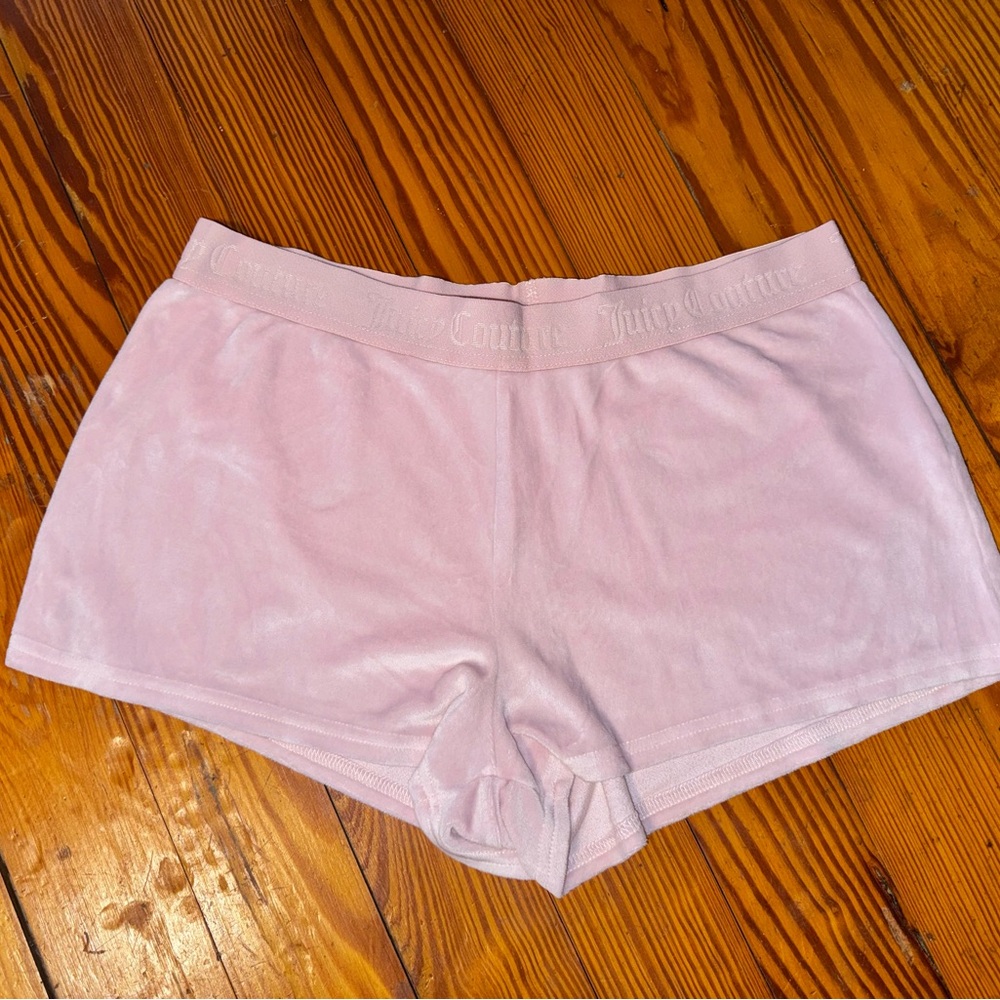 Juicy Couture Sleepwear Pink Velour Sleep Shorts Size Large